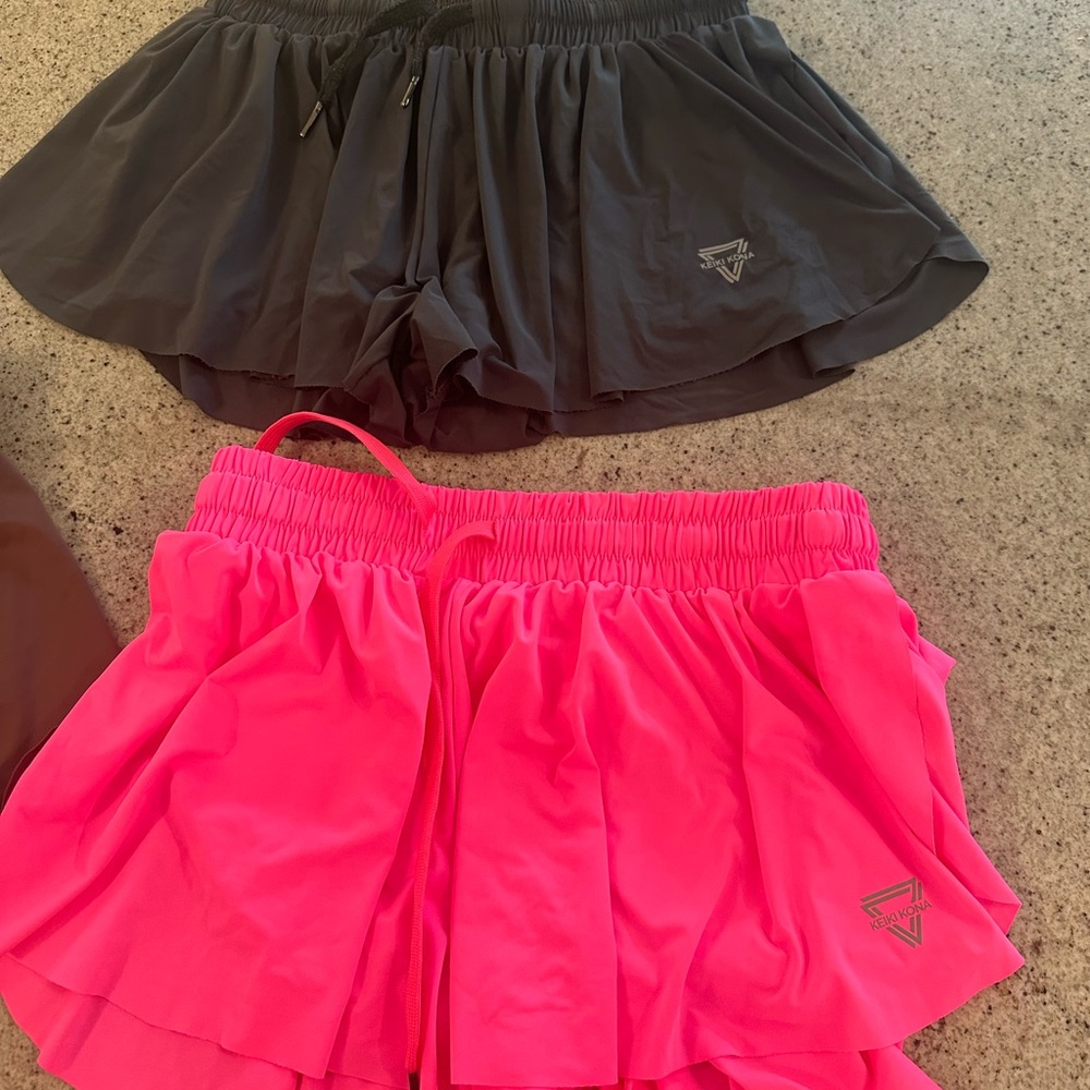 Keiki Kona Women's Pink, Mauve and Gray Athletic Shorts size M